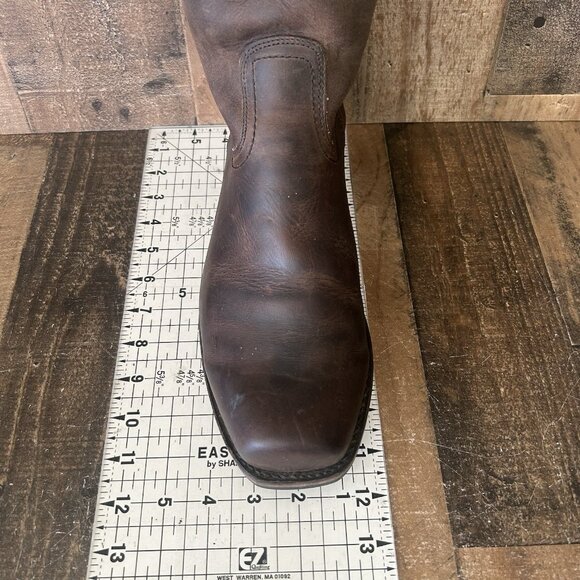 Frye 700 Square Toe Wide Boots Mens 12 W - Picture 4 of 12